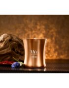 Woodwick Precious Metals Volkanic Orris dišeča sveča 275 g