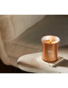 Woodwick Precious Metals Volkanic Orris dišeča sveča 275 g