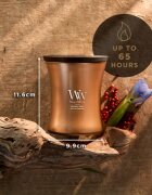 Woodwick Precious Metals Volkanic Orris dišeča sveča 275 g