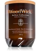 Woodwick Renew Cherry Blossom & Vanilla dišeča sveča z lesenim stenjem 368 g
