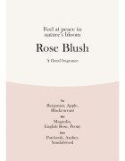 Woodwick Rose Blush dišeča sveča z lesenim stenjem 610 g