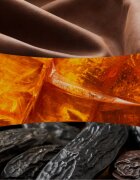 Woodwick Saffron Smoke dišeča sveča z lesenim stenjem 610 g