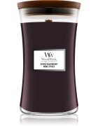 Woodwick Spiced Blackberry dišeča sveča z lesenim stenjem 609.5 g