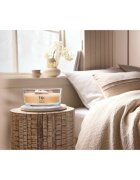 Woodwick Tangerine & Citron dišeča sveča z lesenim stenjem 453.6 g
