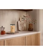 Woodwick Tangerine & Citron dišeča sveča z lesenim stenjem 610 g