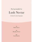 Woodwick Trilogy Lush Nectar dišeča sveča z lesenim stenjem 610 g