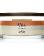 Woodwick Trilogy Vanilla Embers dišeča sveča z lesenim stenjem 453.6 g