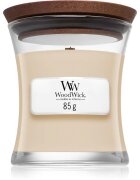 Woodwick White Honey Miel Blanc dišeča sveča z lesenim stenjem 85 g