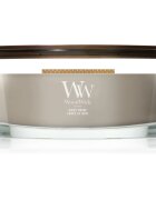 Woodwick Wood Smoke dišeča sveča z lesenim stenjem 453.6 g
