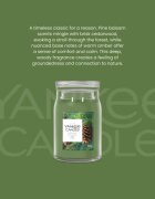 Yankee Candle Balsam & Cedar Fireside dišeča sveča 368 g