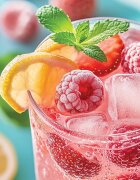 Yankee Candle Iced Berry Lemonade dišeča sveča Signature 110 g