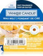 Yankee Candle Mango Ice Cream vosek za aroma lučko 22 g