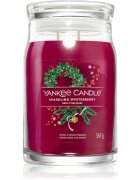 Yankee Candle Sparkling Winterberry dišeča sveča Signature 567 g