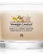Yankee Candle Vanilla Crème Brûlée votivna sveča glass 37 g