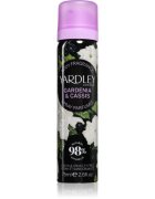 Yardley Gardenia & Cassis pršilo za telo odišavljen za ženske 75 ml