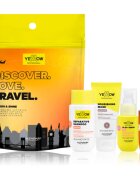 Yellow Professional Discover.Love.Travel. Shine Kit Potovalni set za suhe in oslabljene lase