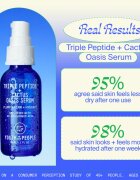 Youth To The People Oasis Triple Peptide + Cactus Serum serum za obraz za obraz in vrat 30 ml