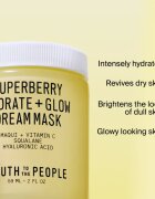 Youth To The People Superberry Hydrate + Glow Dream Mask maska za osvetljevanje kože in hidratacijo 59 ml