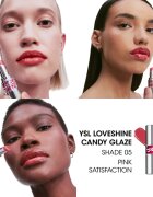 Yves Saint Laurent Loveshine Candy Glaze vlažilni sijaj za ustnice za ženske 5 Pink Satisfaction 3.2 g