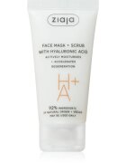 Ziaja Face Mask + Scrub with Hyaluronic Acid piling maska 55 ml