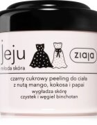 Ziaja Jeju Young Skin sladkorni piling za telo črni 200 ml