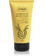 Ziaja Pineapple poživitveni gel za prhanje za telo in lase 160 ml