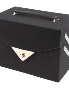 ZMILE COSMETICS Beauty Case Velvety kozmetični kovček Dark Grey