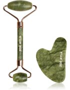 Zoë Ayla Jade Facial Roller And Gua Sha Tool darilni set za obraz 1 kos