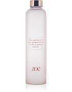 ZOE Quote Glass Bottle Posoda za vodo barva Pink 1 kos