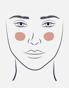 ZOEVA 126 Blush Blender čopič za rdečilo 1 kos
