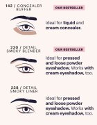 ZOEVA It's All About The Eyes Brush Set Set čopičev s torbico 1 kos
