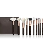 ZOEVA The Artists Brush Set Rose Golden Edition potovalni set čopičev s torbico