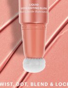ZOEVA Velvet Love Liquid Highlighting Blush tekoče rdečilo za osvetlitev kože odtenek Peach Nectar 13 ml