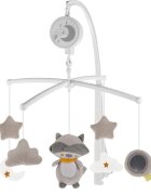 Zopa Music Mobile Raccoon vrtiljak za posteljico z melodijo 1 kos