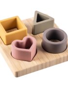 Zopa Silicone Bamboo Puzzle aktivnostna vstavljanka Multicolor 1 kos