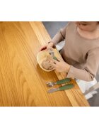 Zopa Silicone Children's Cutlery pribor za otroke 6 m+ Dove Grey 3 kos