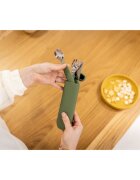 Zopa Silicone Cutlery Case etui 0 m+ Mustard Yellow 1 kos