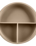 Zopa Silicone Divided Plate deljeni krožnik s priseskom Sand Beige 1 kos