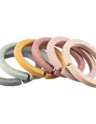 Zopa Silicone Links set obročkov Multicolor 6 kos