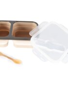 Zopa Silicone Lunch Box Large jedilni set Sand Beige 21x15 cm 1 kos