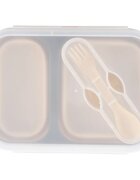 Zopa Silicone Lunch Box Large jedilni set Sand Beige 21x15 cm 1 kos