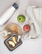 Zopa Silicone Lunch Box Small jedilni set Sand Beige 15x75 cm 1 kos
