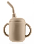Zopa Silicone Mug skodelica 2 v 1 Sand Beige 1 kos