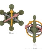 Zopa Silicone Rattle ropotuljica z grizljajočim delom 1 kos