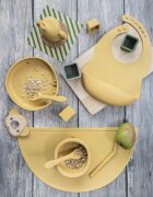 Zopa Silicone Set jedilni set za otroke Mustard Yellow