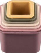Zopa Silicone Stacking Cups zložljivi lončki Multicolor 6 m+ 7 kos