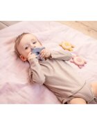 Zopa Silicone Wooden Teether Turtle grizalo 0 m+ Mustard Yellow 1 kos