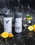 Zopa Thermo Bottle with Silicone Holder and Drinking Spout termovka s slamico 1 kos