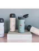 Zopa Thermo Bottle with Silicone Holder and Drinking Spout termovka s slamico Safari 1 kos