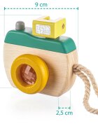 Zopa Wooden Camera fotoaparat iz lesa Green 1 kos